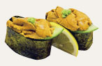 Sea Urchin Sushi (Uni) Makoto Sushi Bar Restuarant